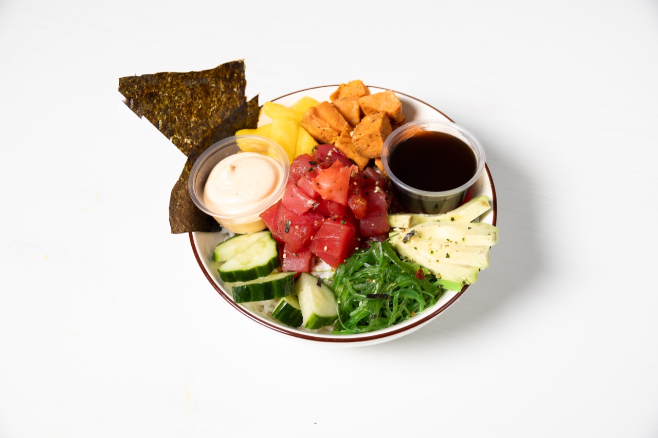 Ahi Tuna Bowl at Pineapple Sol Cary NC