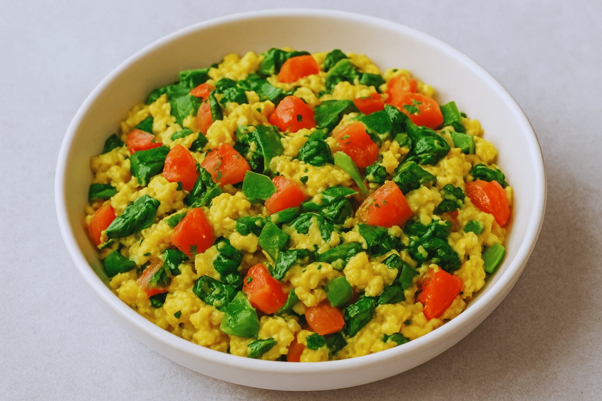 A Veggie Scramble that is Salt-Free