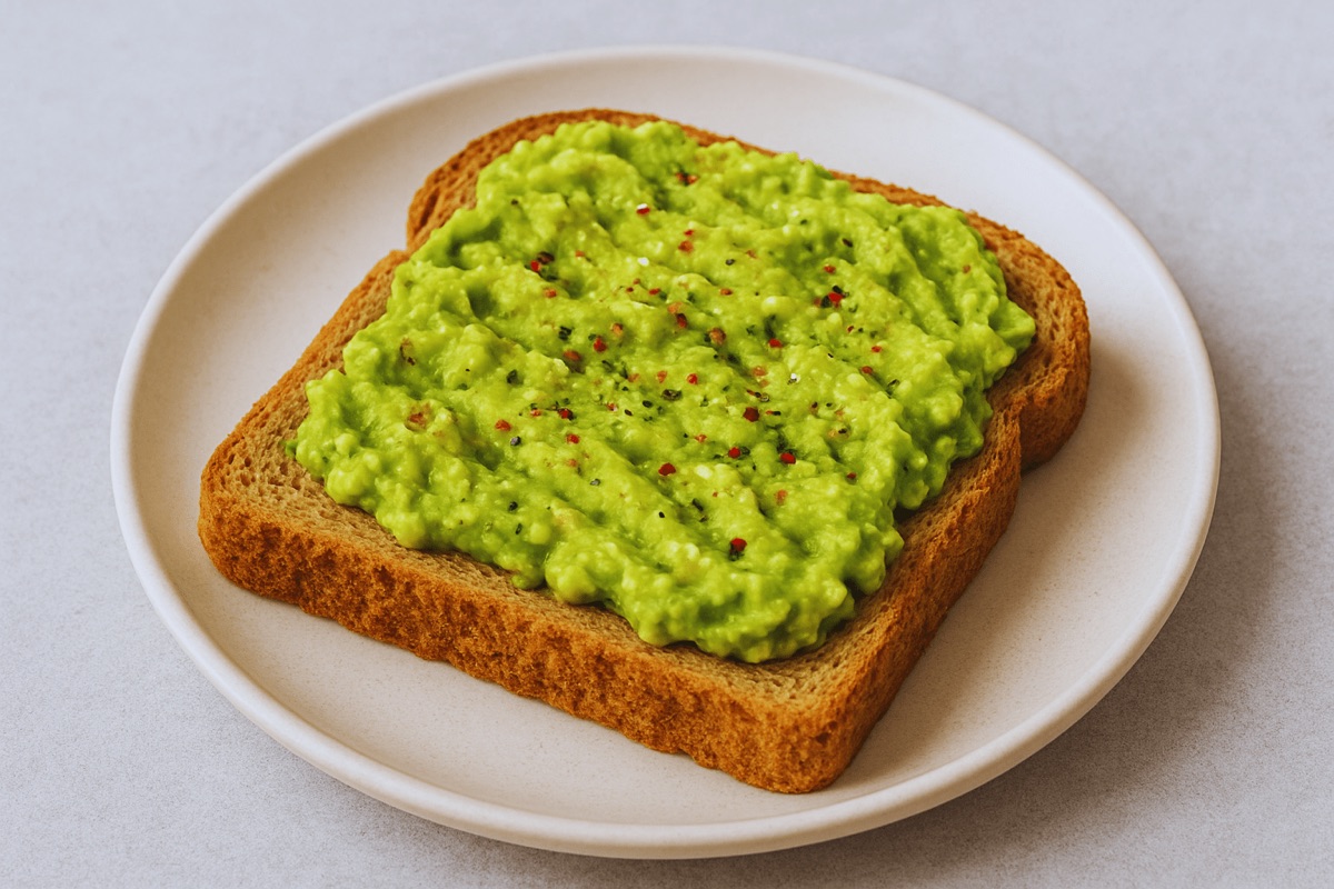 Avocado Toast on Low Sodium Bread