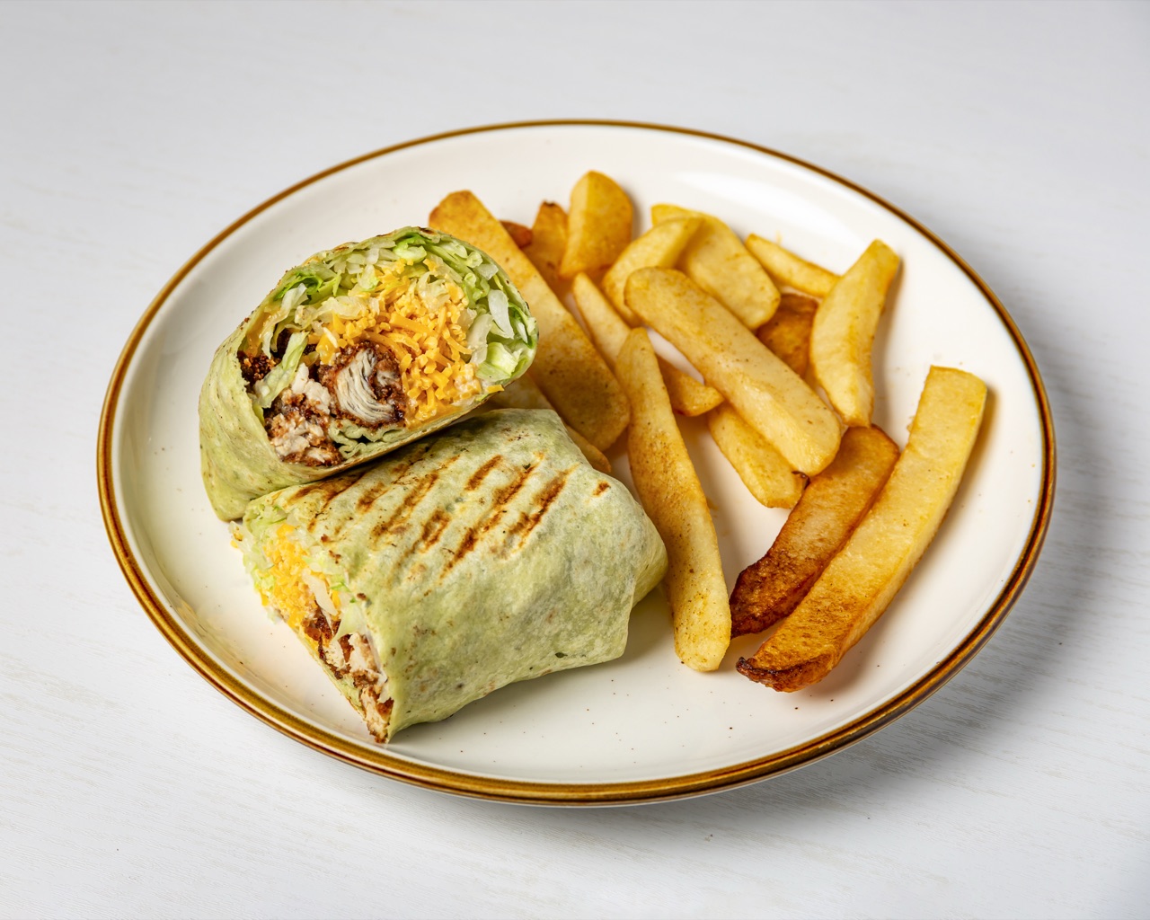 Crispy Chicken Wrap at Pineapple Sol Cary NC