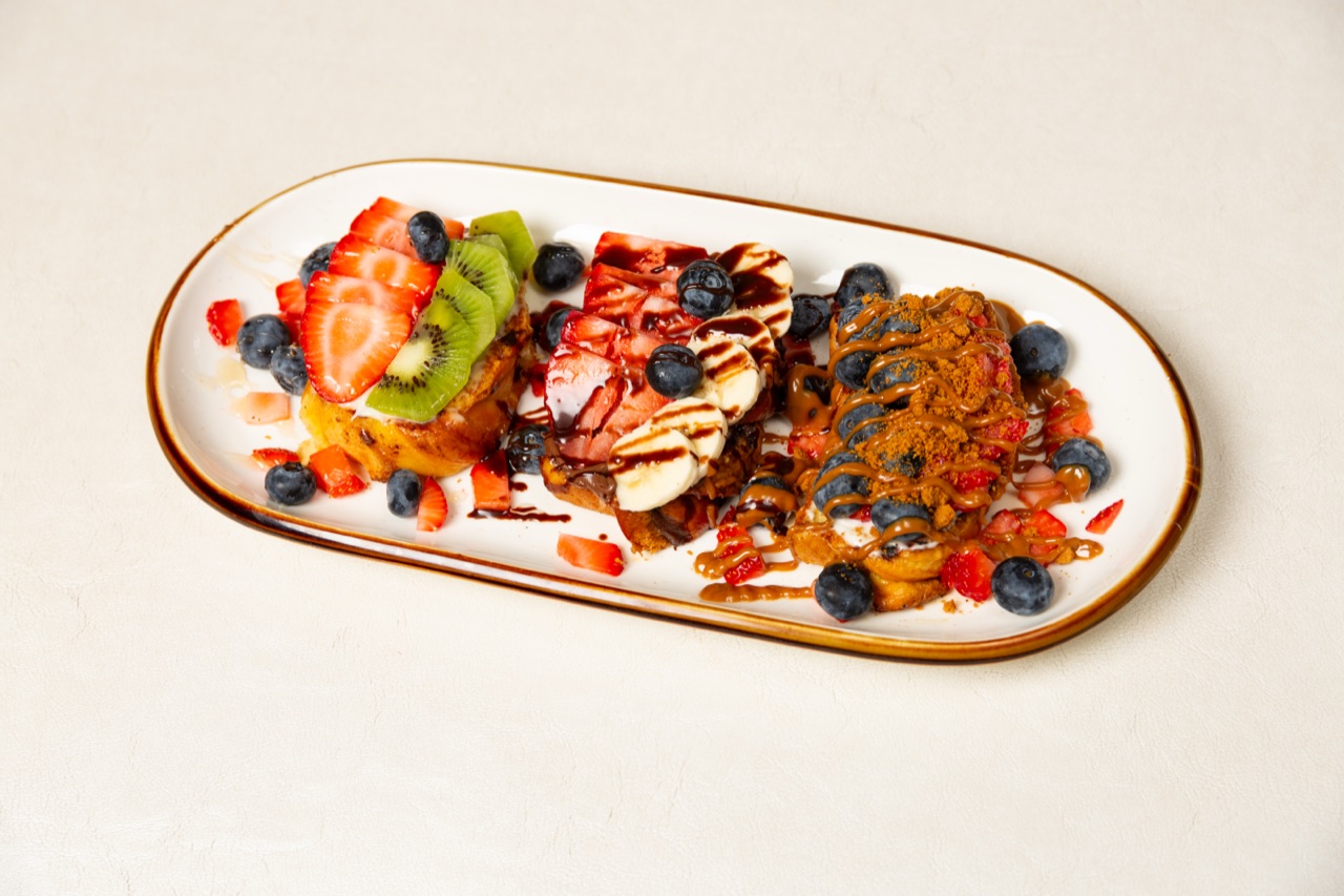 French Toast Flight at Pineapple Sol Cary NC