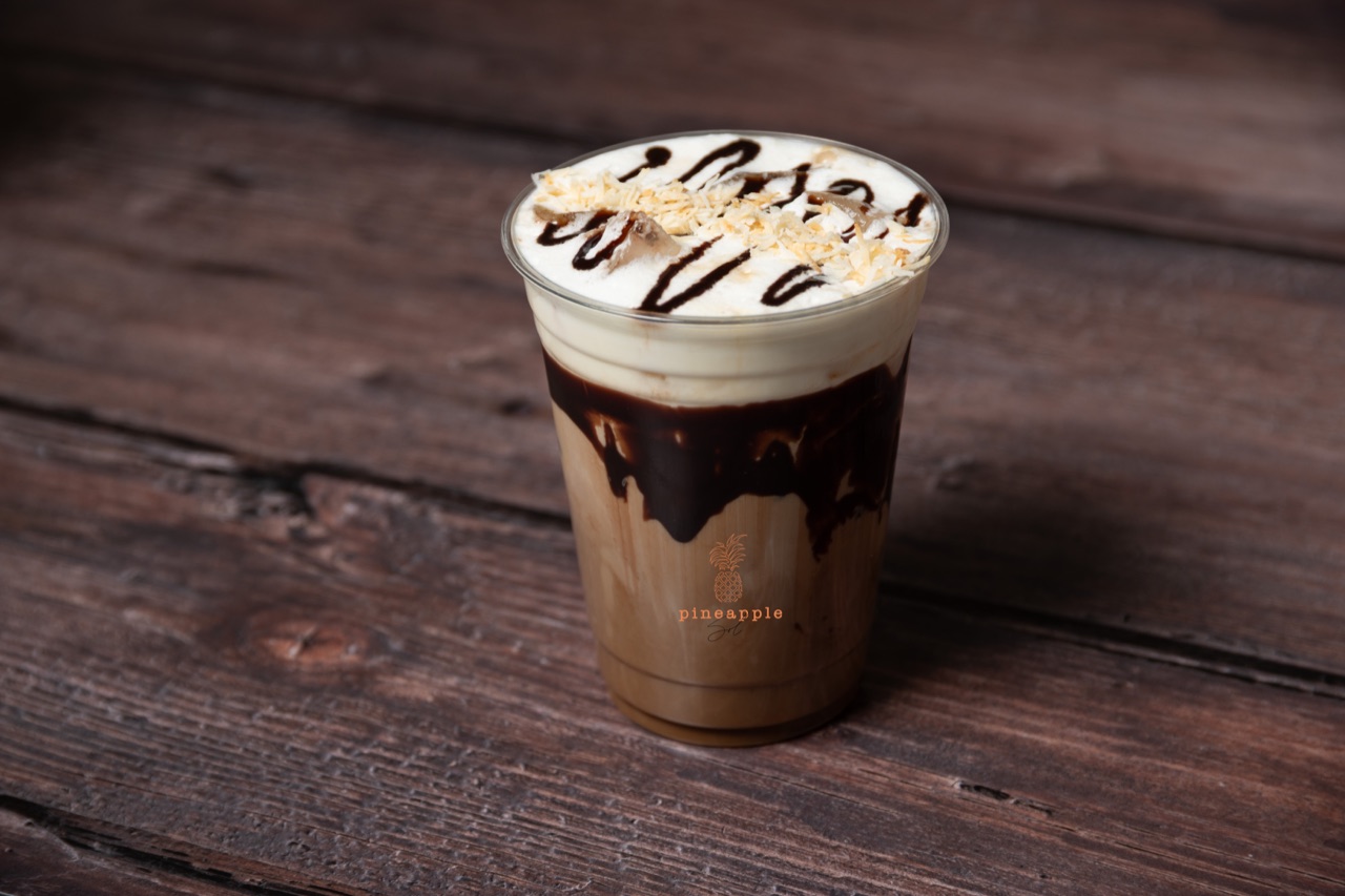 Dubai Chocolate Latte at Pineapple Sol Cary NC