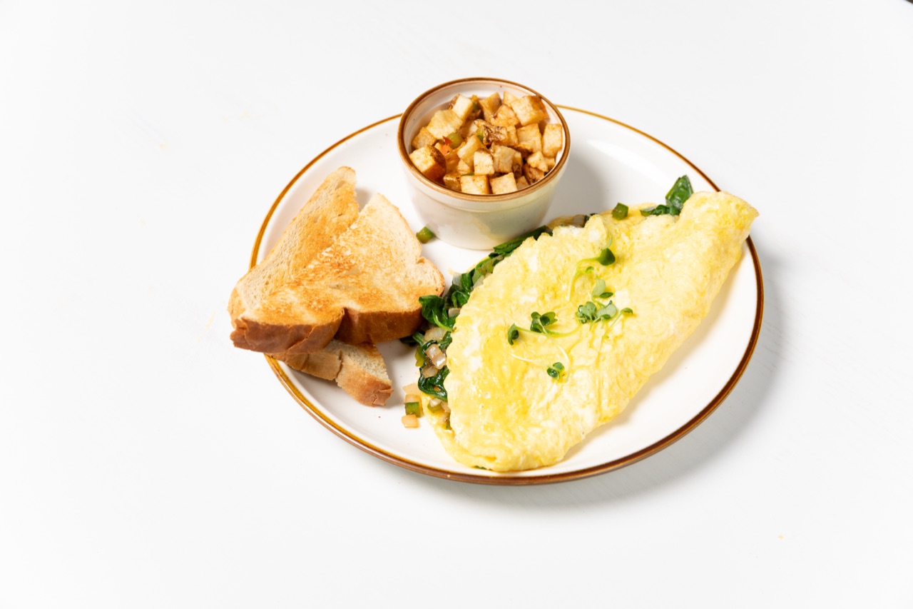 Veggie Omelette at Pineapple Sol Cary NC
