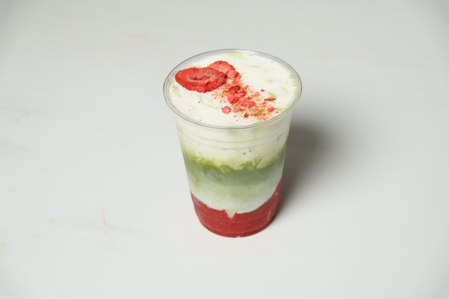 Strawberry matcha latte Pineapple Sol Cary NC